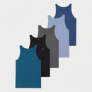 Kit 5 Regatas Masculina Basica P&O