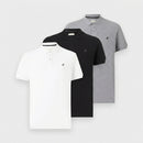 Kit 3 Camisas Gola Polo Piquet – Algodão Premium